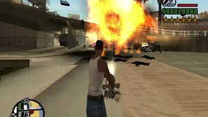 ⭐⭐⭐⭐⭐⭐ SIX STARS WANTED LEVEL RAMPAGE WITH TANK | 6 STAR WANTED LEVEL ESCAPE IN GTA SAN ANDREAS