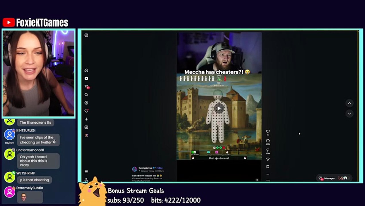 Just Chatting #541: "Meccha cheater"