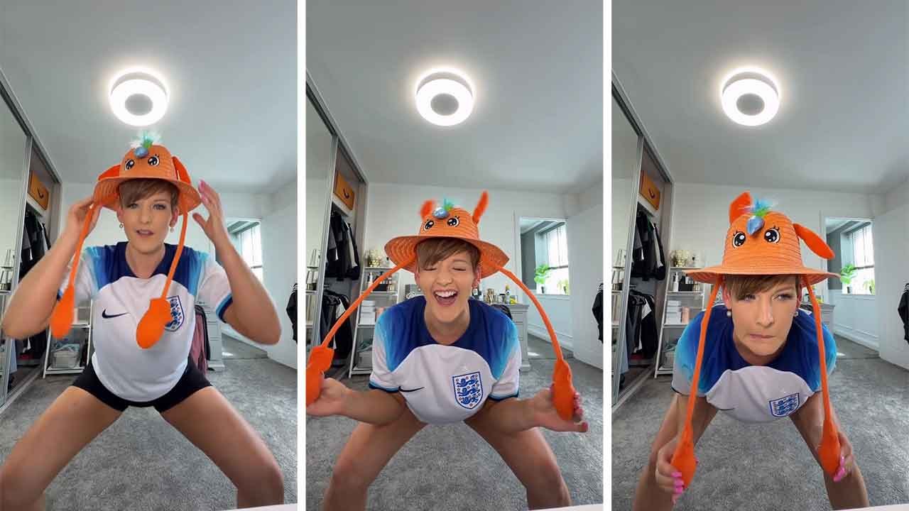 ハンナ・ブルックス、Instagramの新動画でサッカーとユーモアをミックス