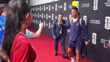 Celine Dept met Ronaldo again football #fifaworldcup2026