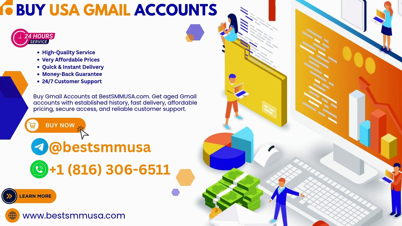 Top 21.1 Sites to Buy USA Gmail Accounts In (PVA & Aged)