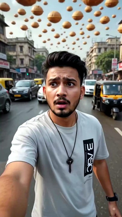 जब Golgappa ने आसमान से हमला किया 🤣 Indian Funny Shorts