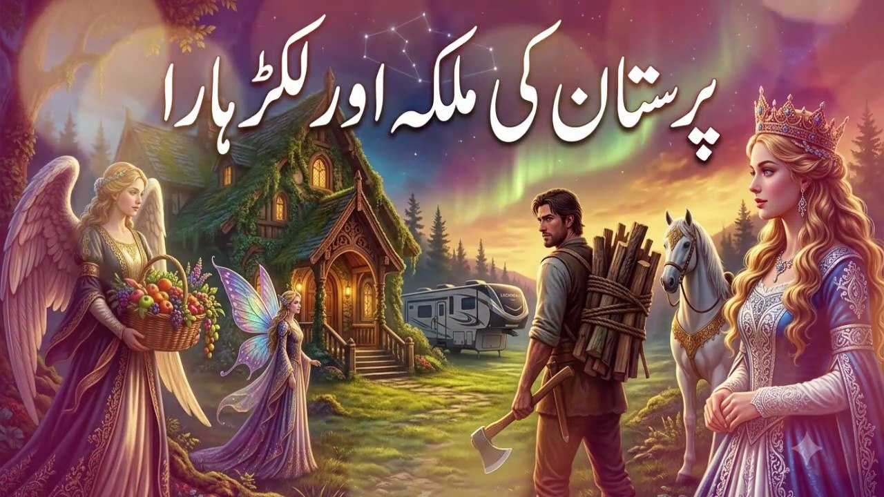 Paristan Ki Malika Aur Gareeb Lakadhara Ki Qismat | Urdu Fairy Tales | Sabaq Amoz Kahani ✨