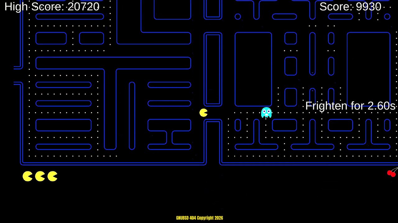 GNUBSD404 Long N181 PacMan Custome Leve l 2 part 2 (Linux/Web)