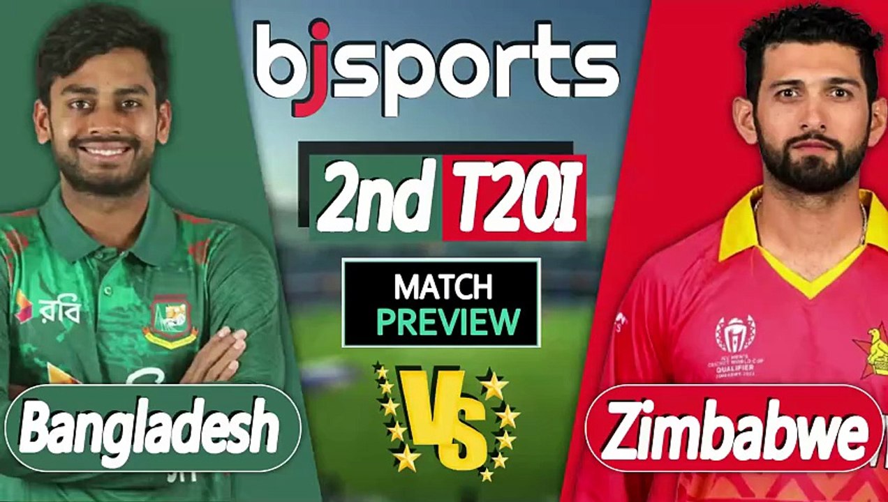 Bangladesh vs Zimbabwe 2026 | BAN vs ZIM 2nd ODI Match Preview |