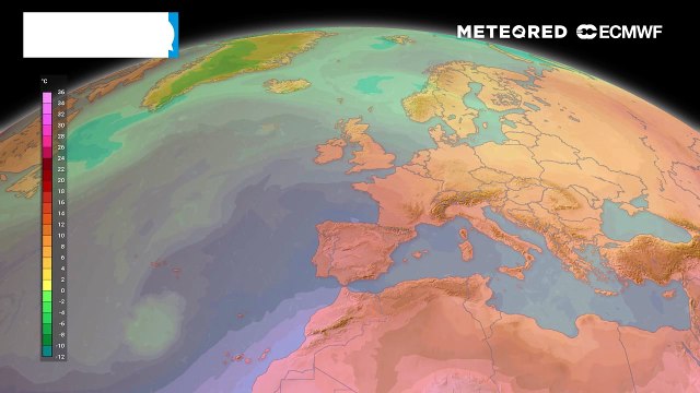 Una struttura di alta pressione estremamente estesa, posizionandosi tra il bacino del Mediterraneo e l'Europa occidentale, forma barriera al flusso zonale atlantico.