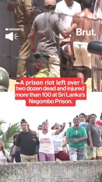 Prison riot in Sri Lanka leaves dozens dead and more than 100 others injured