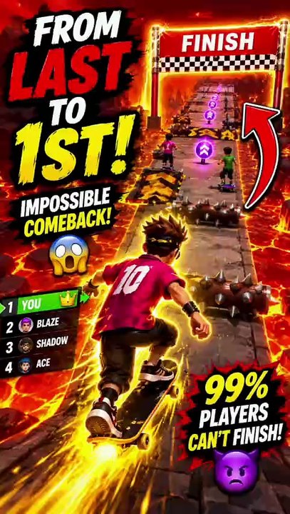 😱The Most Impossible Race Comeback Ever! 🚀Only 1% Players Can Win This Challenge!