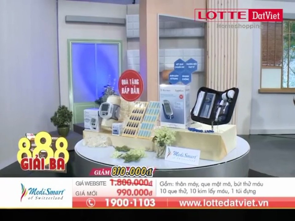 Máy Đo Đường Huyết Medismart | VTVcab 14 - Lotte DatViet Home-Shopping