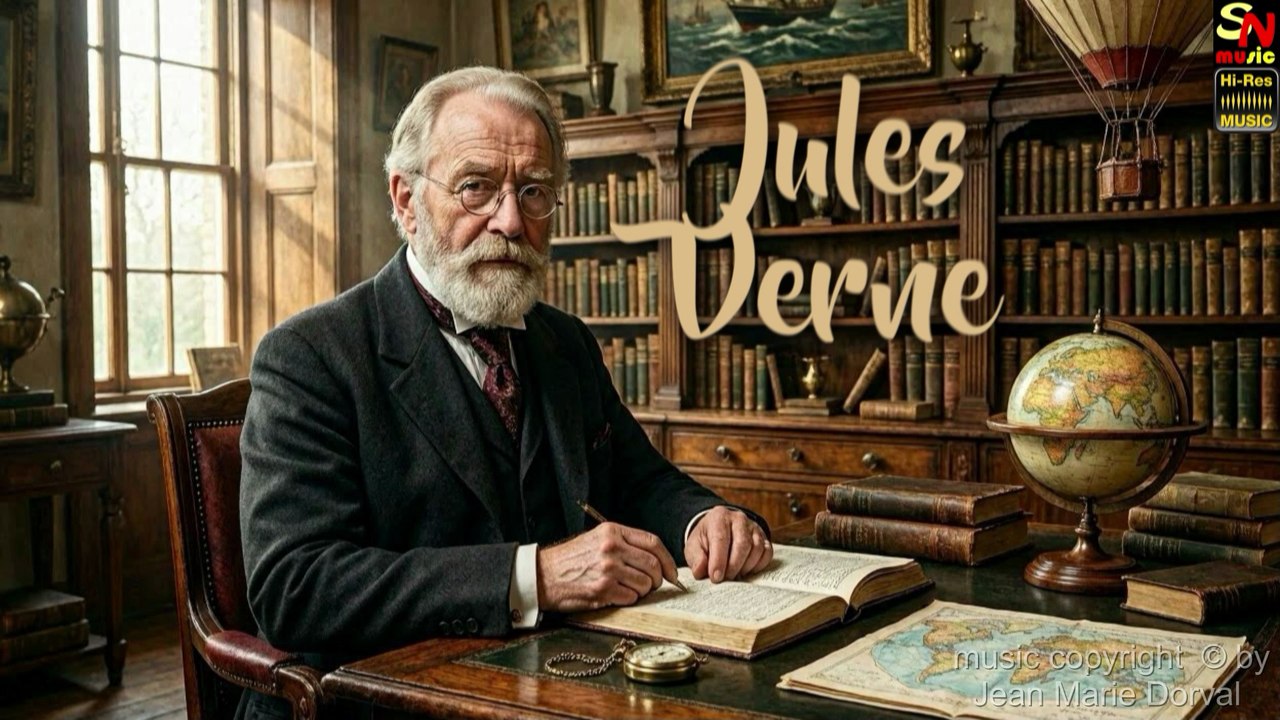 monde fantastique de JULES VERNE 🚀🌐🌋 JULES VERNE's fantasy world (symphonic intro)