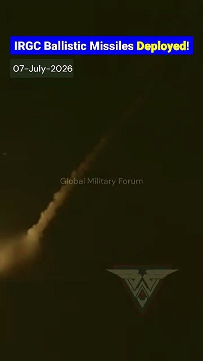 IRGC Night Missile Launches