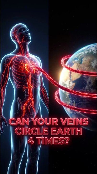 How Long Are Your Veins? The Answer Will Break Your Brain 🌍😱