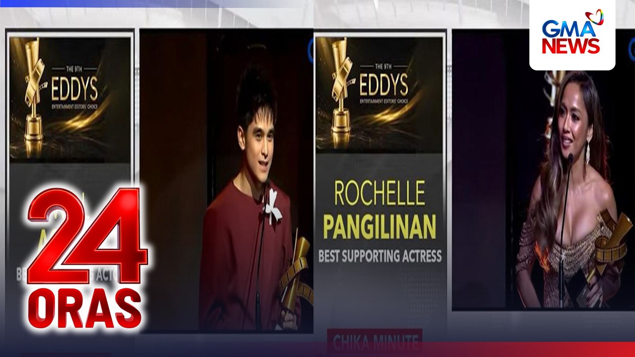 Will Ashley, Best Supporting Actor sa 9th EDDYS; Rochelle Pangilinan, Best Supporting Actress | 24 Oras