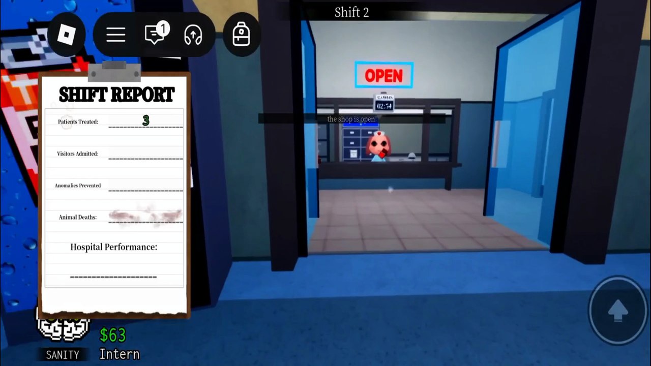 Just hanging out in this blocky medical room l Animal Hospital (Anomaly) l Roblox