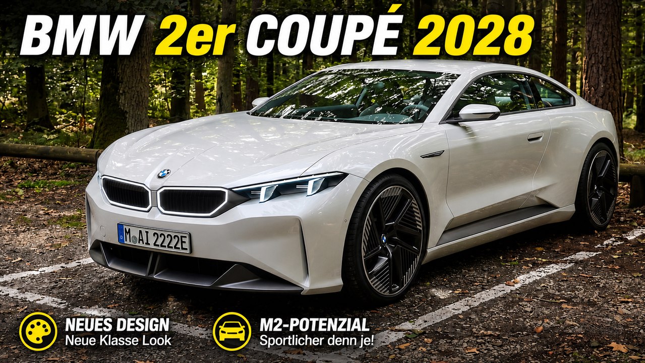 2028 BMW 2er Coupé mit frischem Design der Neuen Klasse