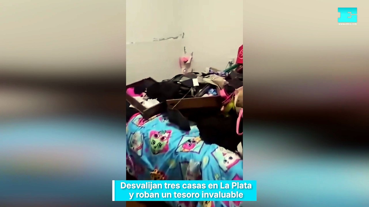 Desvalijan tres casas en La Plata y roban un tesoro invaluable