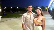 Achraf hakimi and Hiba abouk with family #shorts #football