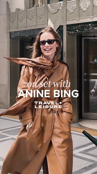 Behind the Scenes of Anine Bing's Travel+Leisure Cover Shoot