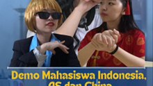 Demo Mahasiswa Indonesia, AS dan ChinaApa Bedanya?