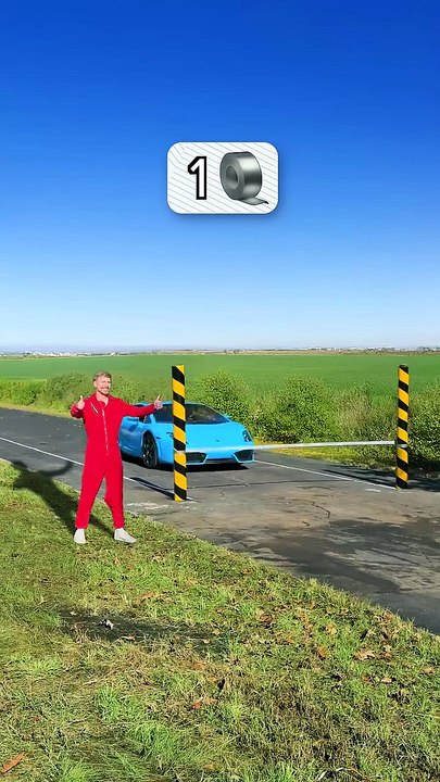 How Much Tape To Stop A Lamborghini_(720P_HD)