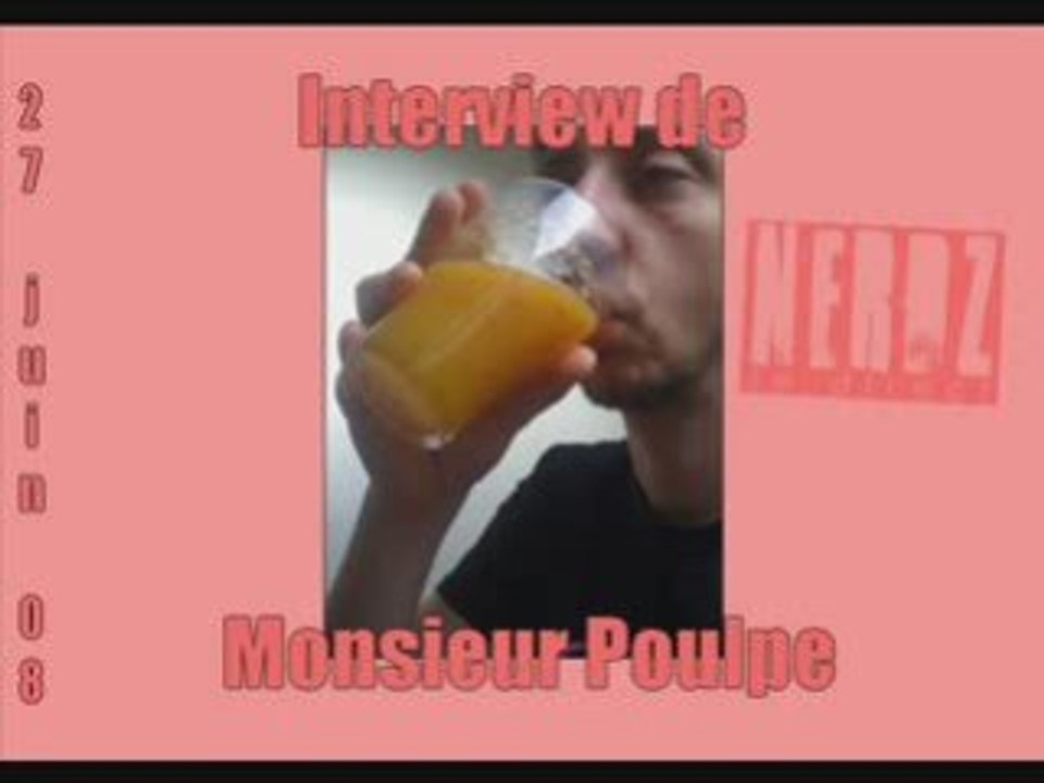 Interview de Mr Poulpe lors du chat de nerdz