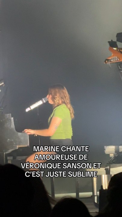 MARINE CHANTE VÉRONIQUE SANSON ⭐️