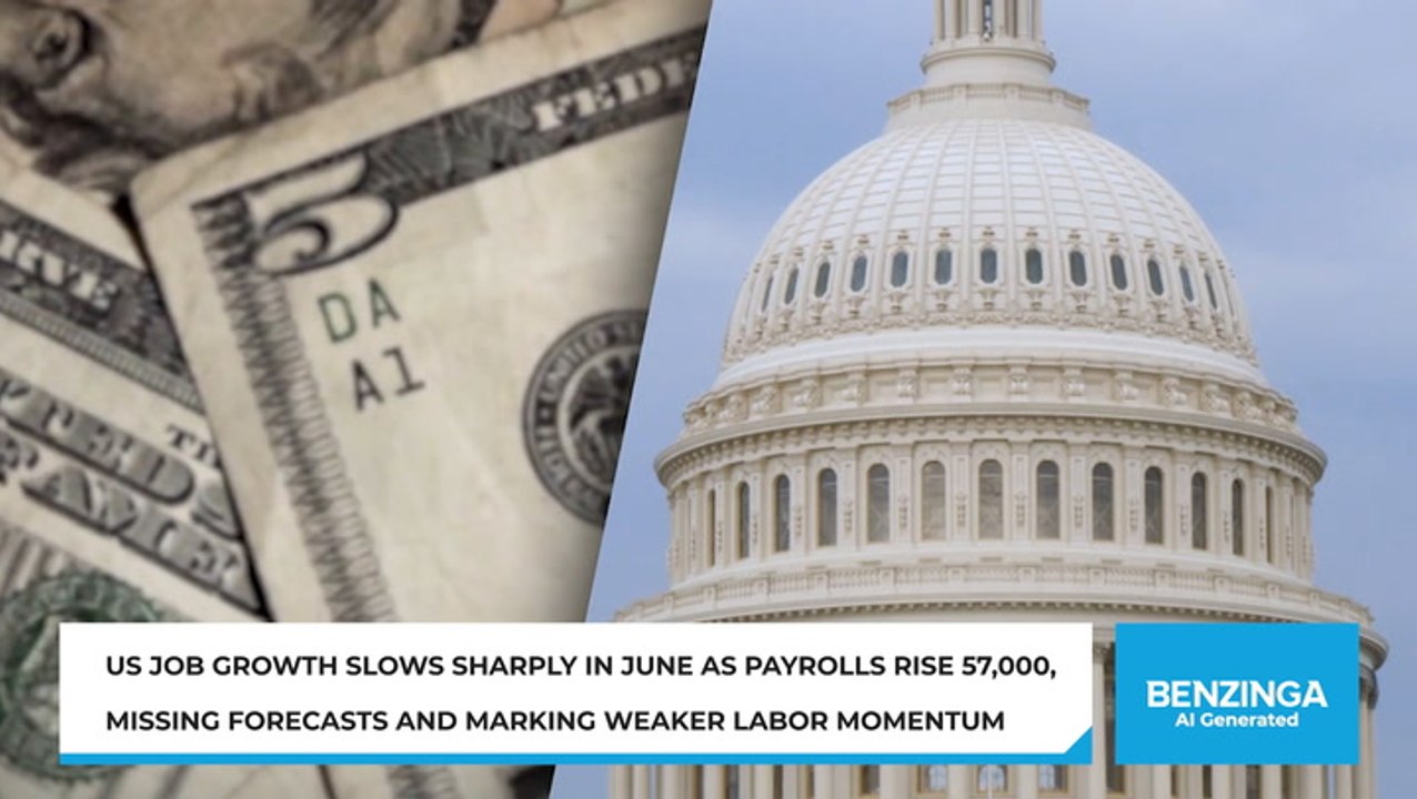 US Job Growth Slows