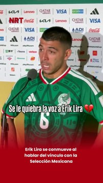 Erik Lira se conmueve al hablar del vínculo con la Selección Mexicana