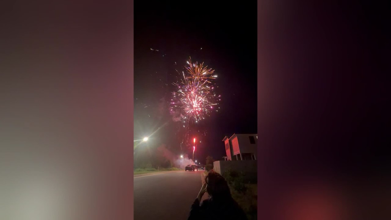 Fireworks Sparks Woods Blaze and Neighbours Rush to Help