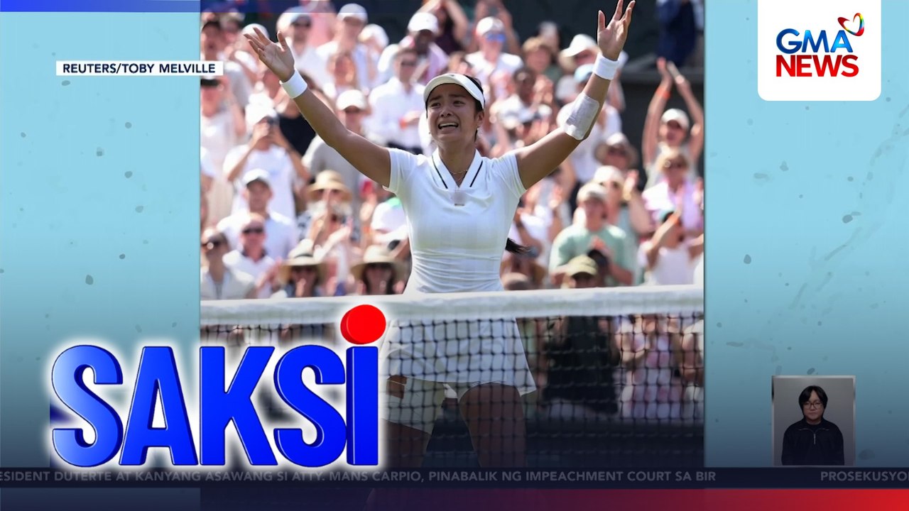 Alex Eala, unang Pinay na umabot sa fourth round ng grand slam tournament | Saksi
