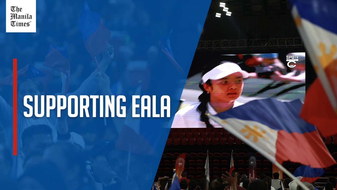 Filipinos gather in Pasig to cheer Alex Eala at Wimbledon