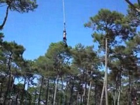 Saut elastique Anael enterrement vie garcon sensation