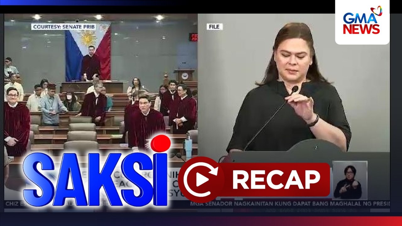 Saksi: (Part 1) Day 1 ng impeachment trial vs. VP Sara Duterte