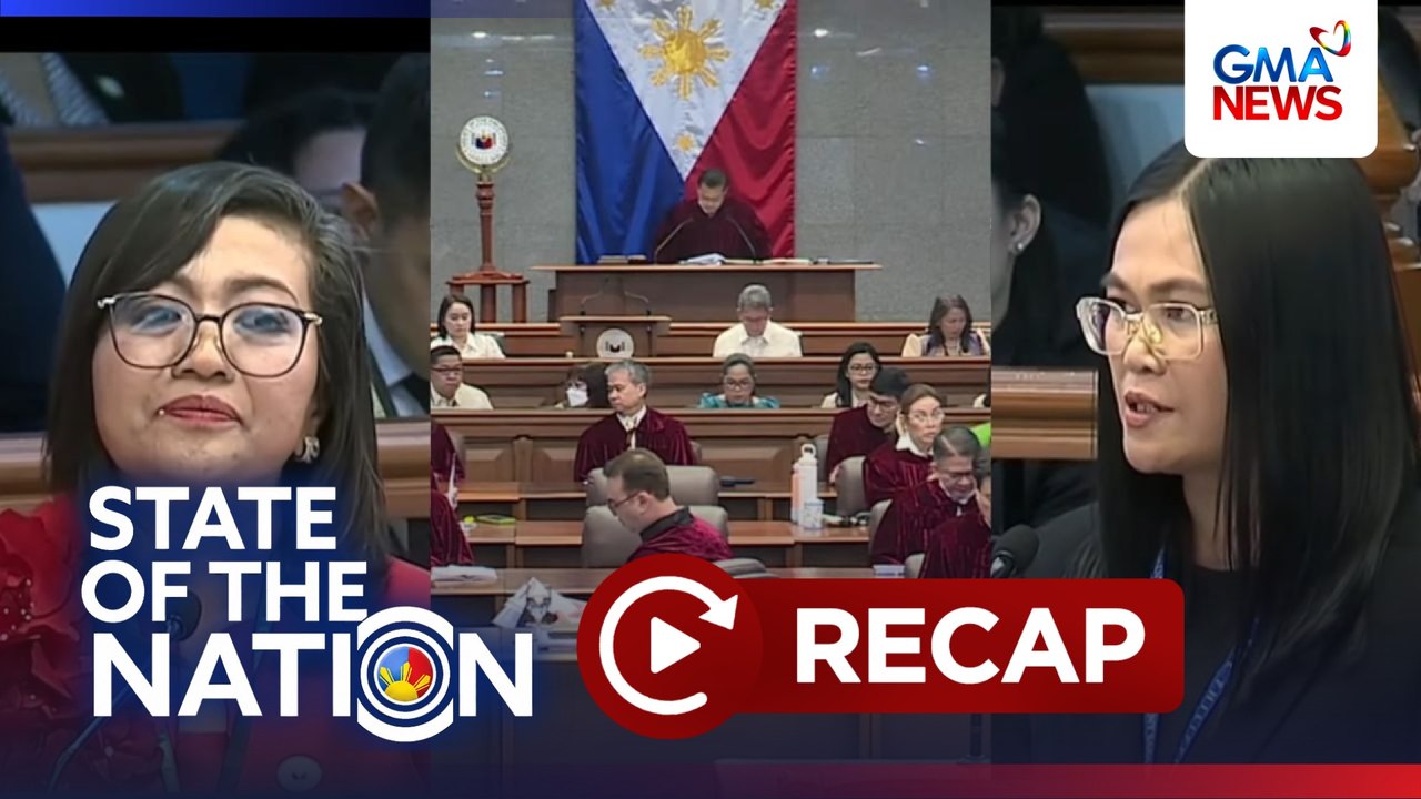 State of the Nation: (Part 1) Duterte impeachment trial - Day 1; Super typhoon Bavi; Wimbledon sensation
