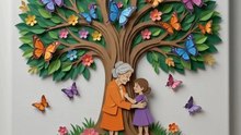 Árvore dos Desejos: Arte Impressionante com Camadas de Papel! 🌳✨