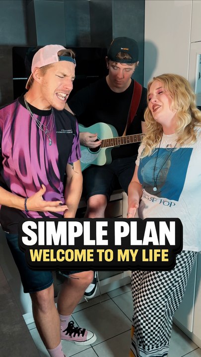 Simple Plan - Welcome To My Life (Acoustic Cover) ft. Kaplyn, Miranda Grace