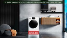 SUMRY 4KW 6KW 120V Off Grid Solar Inverter 24V 140A 5600W MPPT... -- Hot Deal 2026 | Limited Offer!