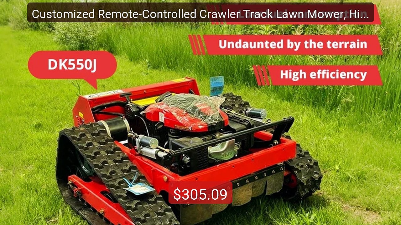 Customized Remote-Controlled Crawler Track Lawn Mower, High-Qu... -- Hot Deal 2026 | Limited Offer!