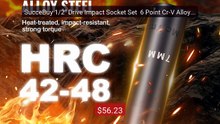 SucceBuy 1/2" Drive Impact Socket Set  6 Point Cr-V Alloy S... -- Top Pick 2026 | Unbeatable Price!