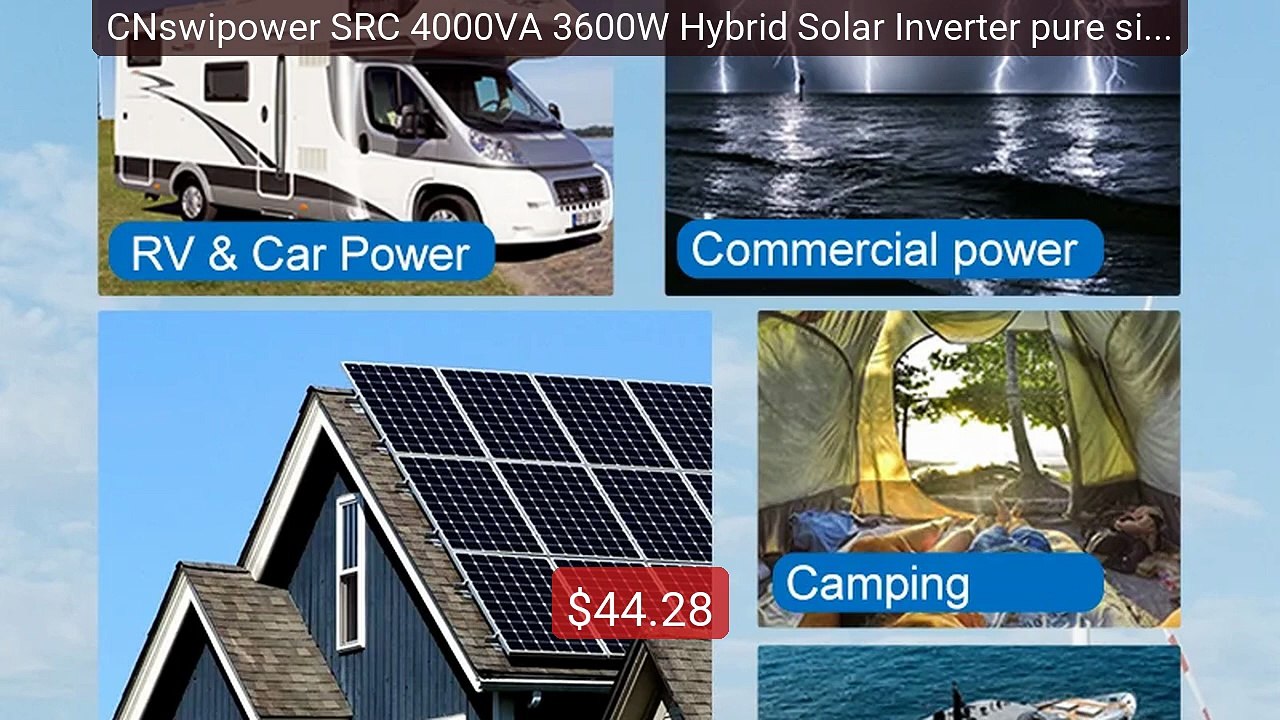 CNswipower SRC 4000VA 3600W Hybrid Solar Inverter pure sine w... -- Amazing Value 2026 | Must Have!