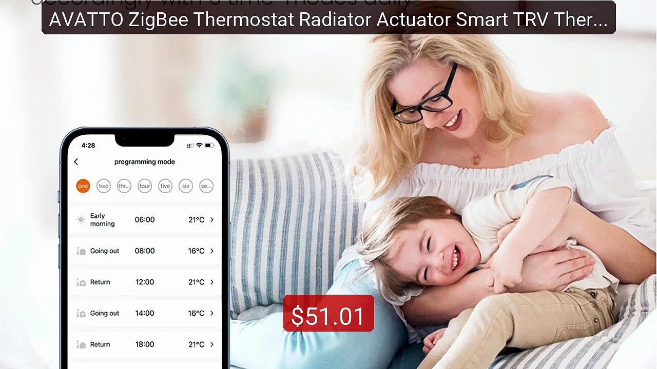 AVATTO ZigBee Thermostat Radiator Actuator Smart TRV Thermo... -- Top Pick 2026 | Unbeatable Price!