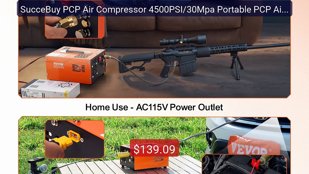 SucceBuy PCP Air Compressor 4500PSI/30Mpa Portable PCP Airg... -- Top Pick 2026 | Unbeatable Price!