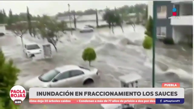 Fuertes lluvias dejan inundaciones y autos arrastrados | De Pisa y Corre con Paola Rojas