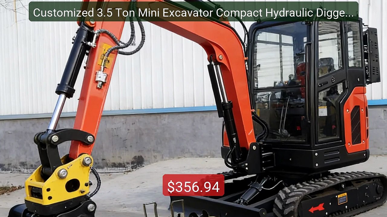 Customized 3.5 Ton Mini Excavator Compact Hydraulic Digger ... -- Top Pick 2026 | Unbeatable Price!