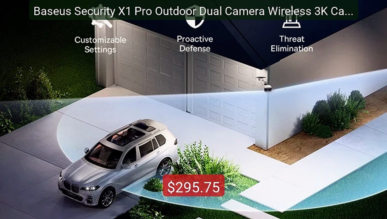 Baseus Security X1 Pro Outdoor Dual Camera Wireless 3K Camera ... -- Best Buy 2026 | Great Quality!
