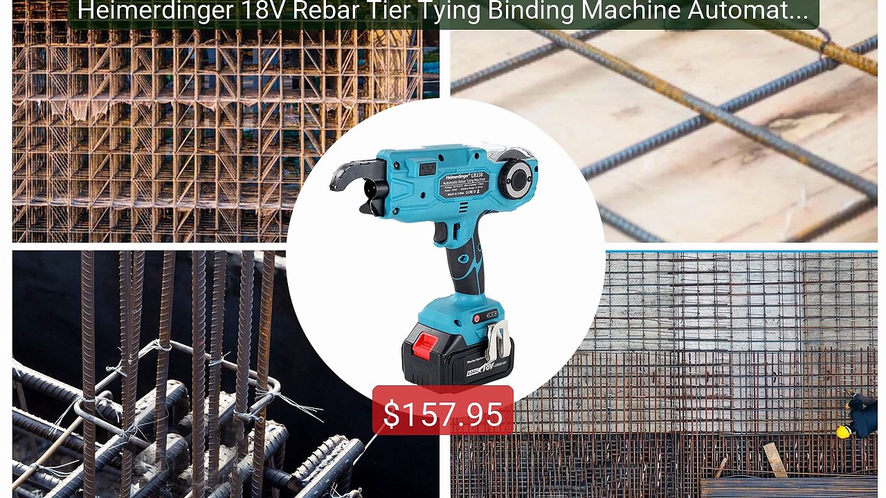 Heimerdinger 18V Rebar Tier Tying Binding Machine Automatic R... -- Amazing Value 2026 | Must Have!