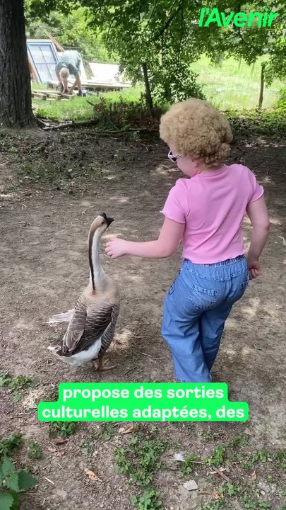 Stage pour enfants déficients visuels à Stoumont