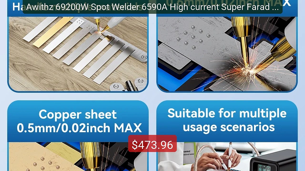 Awithz 69200W Spot Welder 6590A High current Super Farad Capacitor ... -- Top Rated 2026 | Buy Now!