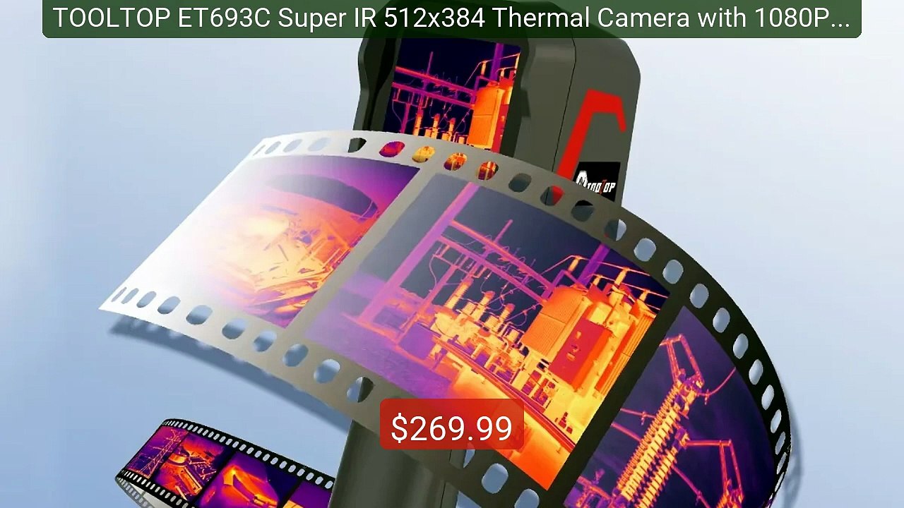 TOOLTOP ET693C Super IR 512x384 Thermal Camera with 1080P Visible C... -- Top Rated 2026 | Buy Now!