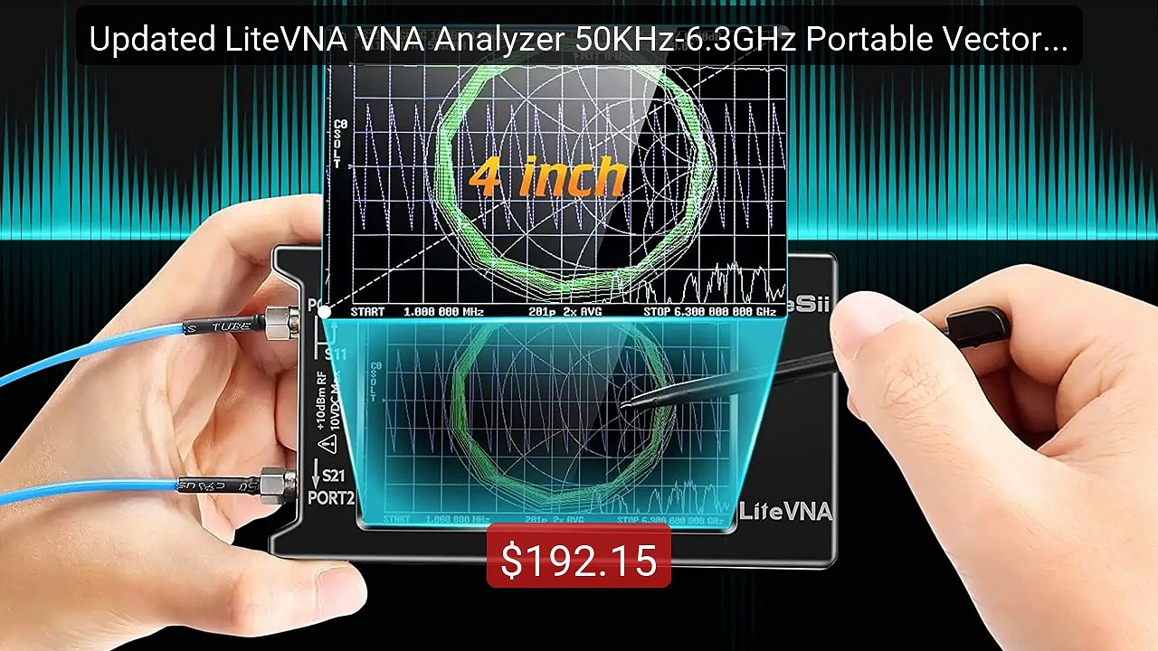 Updated LiteVNA VNA Analyzer 50KHz-6.3GHz Portable Vector Network ... -- Best Deal 2026 | Shop Now!
